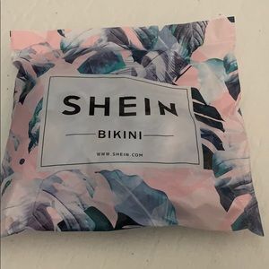 pastel light blue bikini